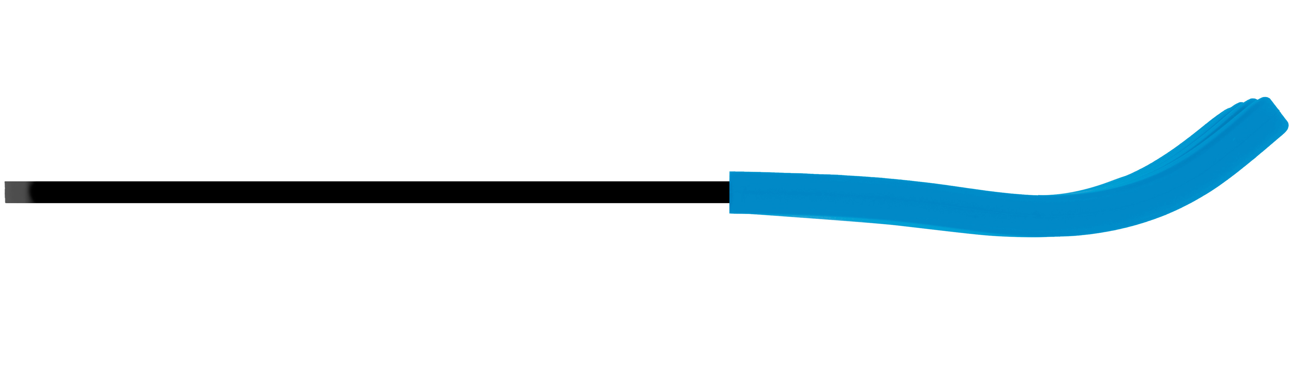 Acrylic fork black blue side