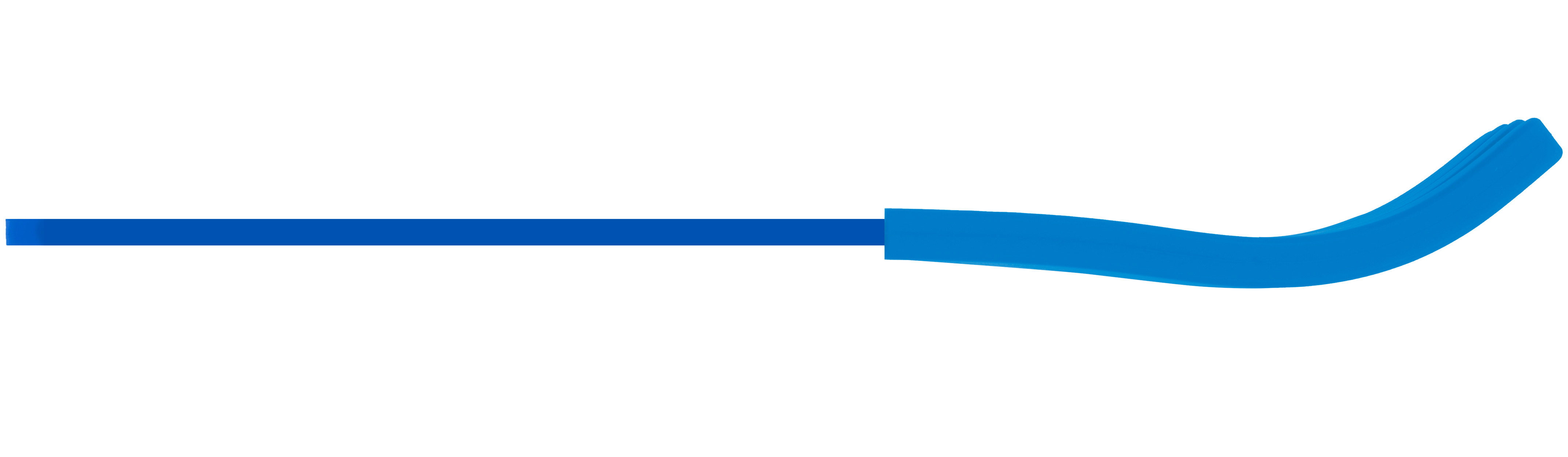 Acrylic fork blue blue side