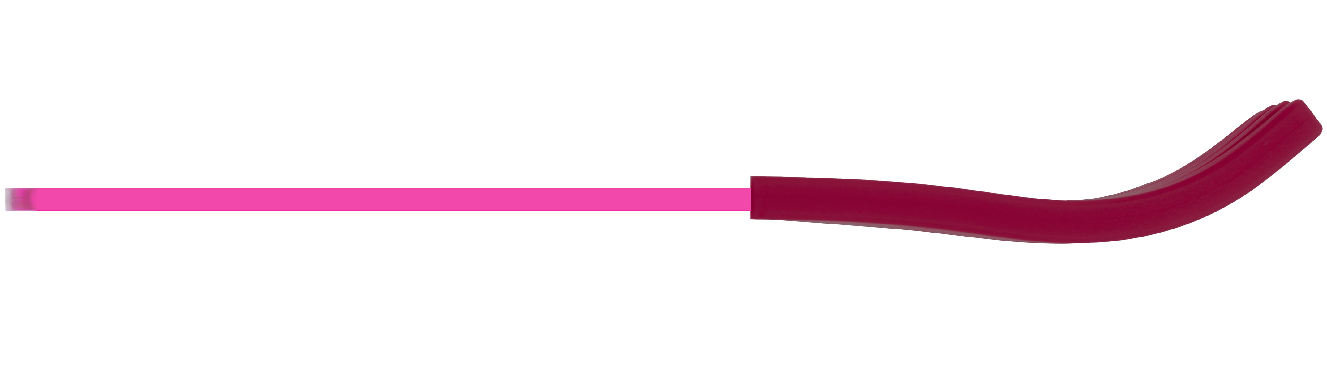 Acrylic fork magenta maroon side
