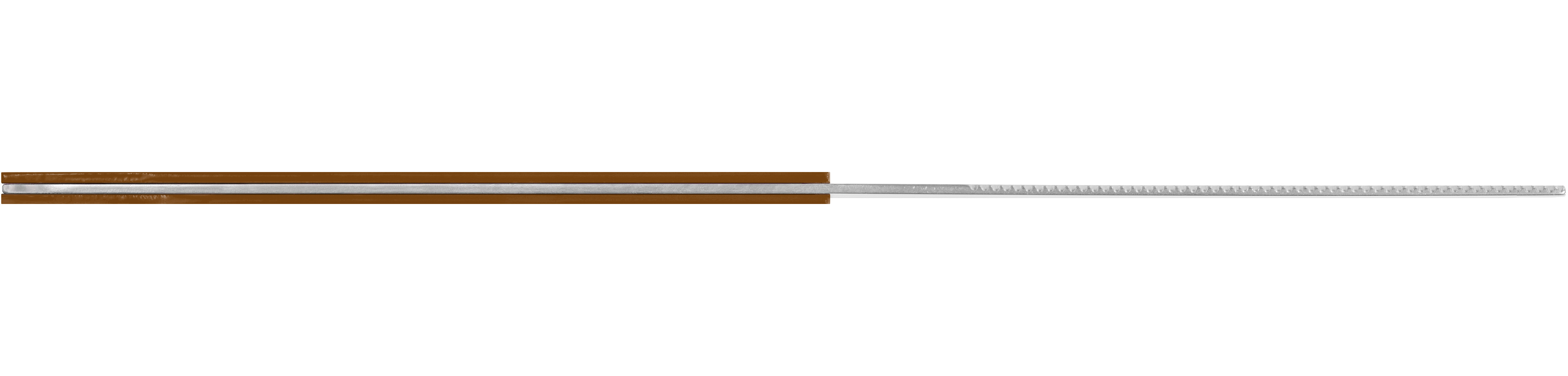 Ss knife square brown side